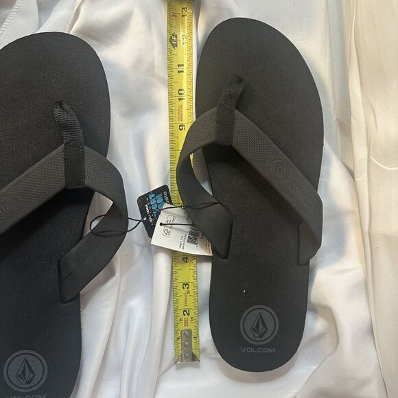 Volcom Daycation Sandal - Black Destructo - New - Size 14 - Picture 3 of 5